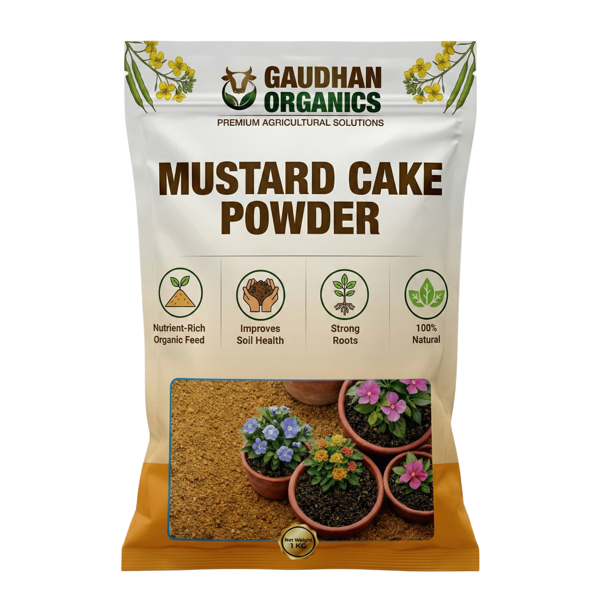 mustard cake 1kg front